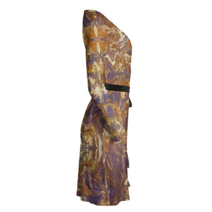 Amethyst Earth Wrap Dress