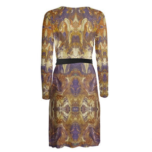 Amethyst Earth Wrap Dress